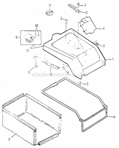 Part Location Diagram of 750064 Craftsman Frame