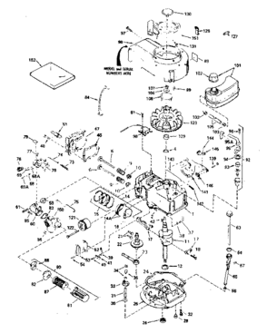 Part Location Diagram of 35588 Tecumseh Crankshaft Ass'y.