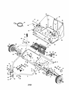 Part Location Diagram of 48727 Generac Cover, Air Filter
