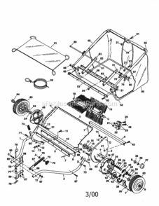 Part Location Diagram of 44313 Craftsman Screen