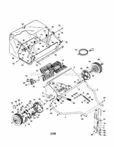 Page A Diagram and Parts List for 486242221  Craftsman Leaf Blower / Vacuum