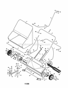 Part Location Diagram of 41074 Craftsman Wheel