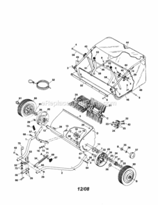Page A Diagram and Parts List for 48624237  Craftsman Leaf Blower / Vacuum