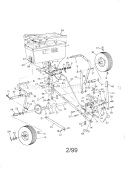 Broadcast Spreader Diagram and Parts List for 486243953  Craftsman Spreader