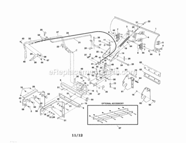 Part Location Diagram of 27353 Craftsman Left Hand Bracket