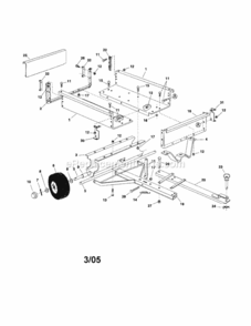 Page A Diagram and Parts List for 486245041  Craftsman Leaf Blower / Vacuum