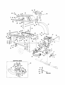 Page B Diagram and Parts List for 48624506  Craftsman Leaf Blower / Vacuum