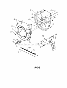 Page A Diagram and Parts List for 48624507  Craftsman Leaf Blower / Vacuum