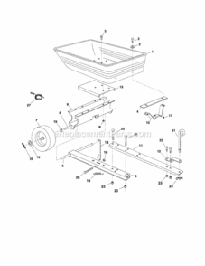Part Location Diagram of 26008 Craftsman Axle