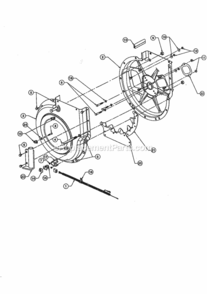 Page B Diagram and Parts List for 48624515  Craftsman Chipper Shredder