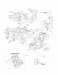 Page B Diagram and Parts List for 48624516  Craftsman Chipper Shredder