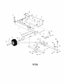 Page A Diagram and Parts List for 48624517  Craftsman Chipper Shredder
