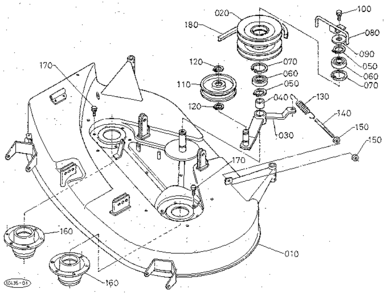 Part Location Diagram of 01123-5081-6 Craftsman Lawn & garden equipment bolt