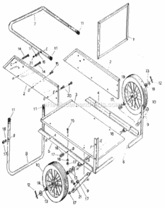 Part Location Diagram of 43944 Generac OBS STATOR ASY