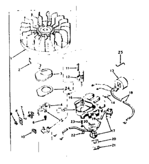 Part Location Diagram of 756152 Craftsman Replacement Engine