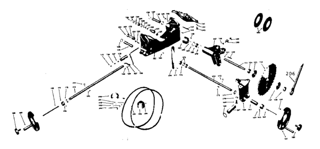 Part Location Diagram of 46007 Craftsman Fence assembly