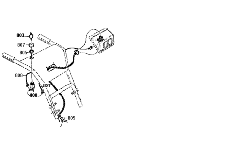Panel Assembly Diagram and Parts List for 536886390  Craftsman Snow Blower