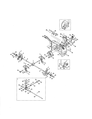 Part Location Diagram of 731-08637A MTD Cap-caster axle