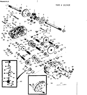 Part Location Diagram of 992R1 Craftsman Outer Bearing