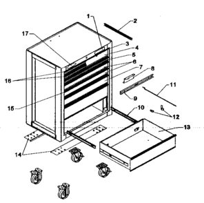 Part Location Diagram of 14547A1-ERED Craftsman 2