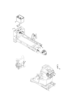Battery/dash Harness Diagram and Parts List for 247204420  Craftsman Lawn Tractor