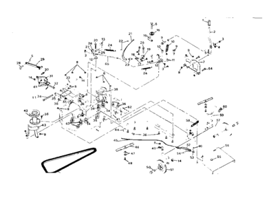Mower Deck Diagram and Parts List for 536963700  Craftsman Lawn Mower