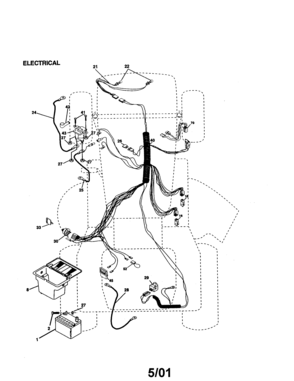 Part Location Diagram of 170243 Craftsman Engine harness