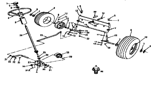 Part Location Diagram of 1600P Craftsman Washer