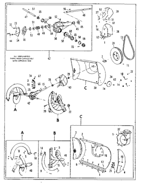 Part Location Diagram of 27210 Craftsman Rotor Assembly
