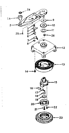 No-pull Starter No. 590361 Diagram and Parts List for 143164202  Craftsman Engine