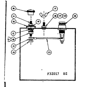 Connection And Outlet Box Cover Assembly Diagram and Parts List for 580320174  Craftsman Engine