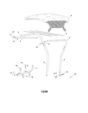 Part Location Diagram of 26462 Craftsman Cover Assembly