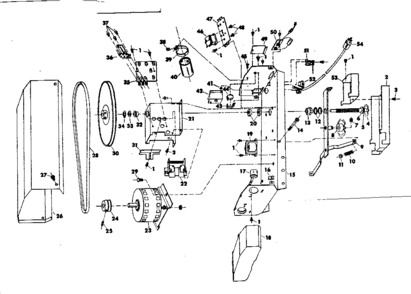 Part Location Diagram of 108D7 Craftsman Lens