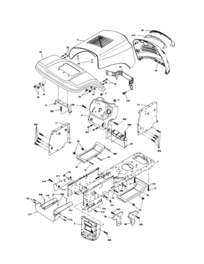 Part Location Diagram of 422866 Craftsman Upper shield
