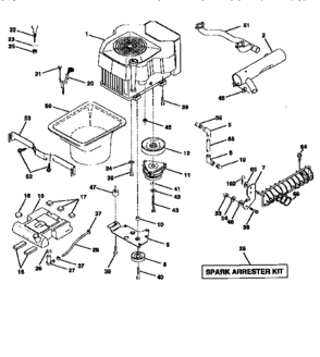 Part Location Diagram of 132755 Craftsman Lawn Tractor Throttle Control