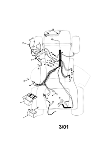 Diagram Diagram and Parts List for 917272053 Type 0 Craftsman Lawn Tractor