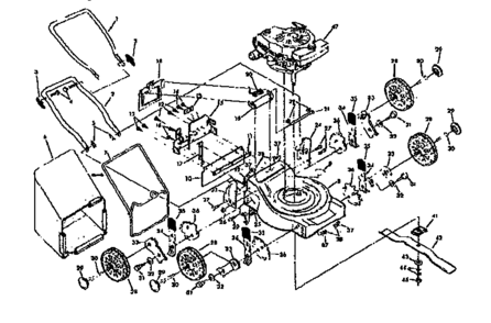 Part Location Diagram of 82393 Craftsman Engine