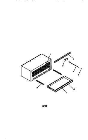 Unit Parts Diagram and Parts List for 706652241  Craftsman Tool Stand & Cart