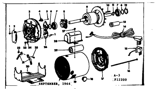 Unit Diagram and Parts List for 11312200  Craftsman Miscellaneous