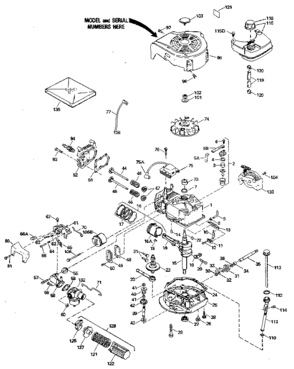 Eager-1 Diagram and Parts List for 143394332  Craftsman Engine