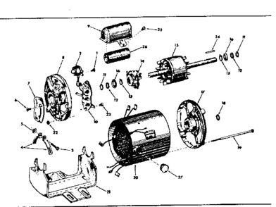 Part Location Diagram of S-1412 Craftsman Machine screw, 8-pack