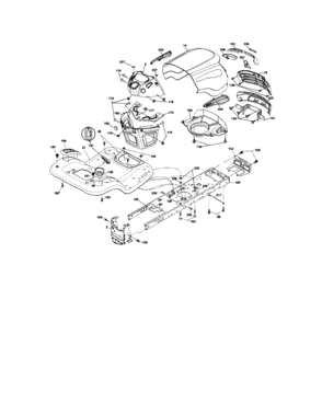 Chassis And Enclosures Diagram and Parts List for 917288342  Craftsman Lawn Tractor