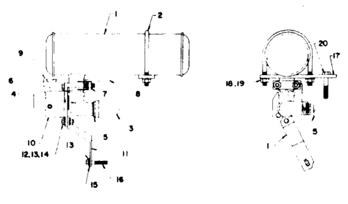 Part Location Diagram of J-25413 Craftsman Plate assembly