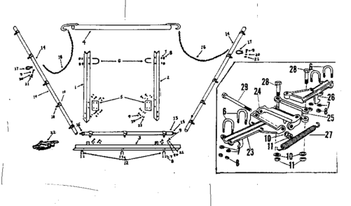 Part Location Diagram of 6M Craftsman Hinge spring