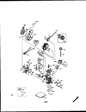 Replacement Parts Diagram and Parts List for 143983071  Craftsman Engine