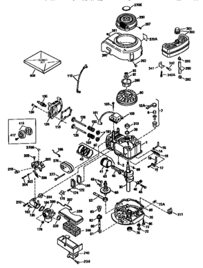 Engine (71/143) 143.965008 Diagram and Parts List for 143965008  Craftsman Engine