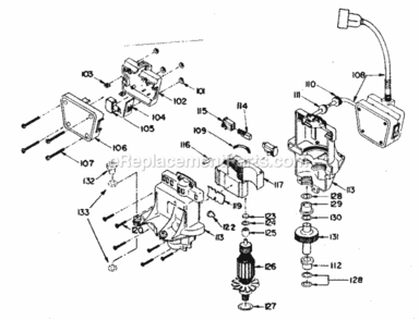 Page A Diagram and Parts List for 500418-4  Craftsman Lawn Mower