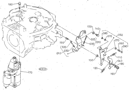 Speed Control Plate - Starter Diagram and Parts List for 3904  Craftsman Lawn Mower