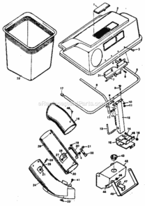 Page A Diagram and Parts List for 502249251  Craftsman Lawn Tractor Accessories