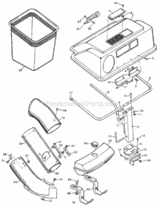 Page A Diagram and Parts List for 502249271  Craftsman Lawn Tractor Accessories